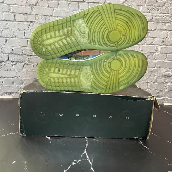 Size 10.5 - Jordan 1 Retro Alpha White University Blue (2007) - Picture 5 of 7